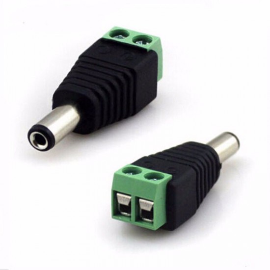 DC MALE 12V POWER BALUN PLUG ADAPTER CONNECTOR JACK SOCKET CABLE SCREW FOR CCTV 1 from satcity.ie Limerick Ireland