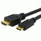 1.5M LEAD HDMI STANDARD MALE TO MINI HDMI MALE CABLE TYPE C TO TYPE A GOLD 1080P