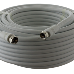 20M RG6 SATELLITE CABLE WHITE PREMADE WITH F-CONNECTORS TV FREESAT SATELLITE 20M RG6 SATELLITE CABLE WHITE PREMADE WITH F-CONNECTORS TV FREESAT SATELLITE