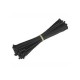 BLACK 300MM X 4.6MM CABLE ZIP TIES NYLON WRAPS HIGH QUALITY STRONG 100 PACK