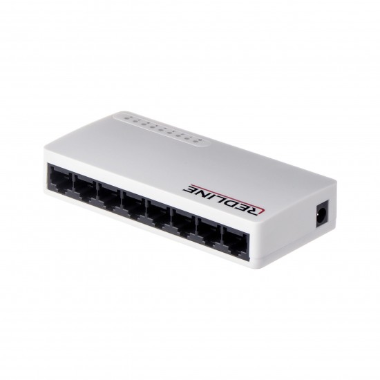 REDLINE 8 Port Network Switch 10/100 RL-S1008M