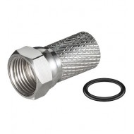 F-Connector Premium SCREW ON PLUG SATELLITE SKY VIRGIN RG6 WF100 CT100 CABLE 