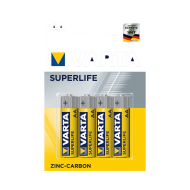 VARTA SUPERLIFE AA BATTERY LONG EXPIRY LASTING POWER ALKALINE QUALITY 4 PACK