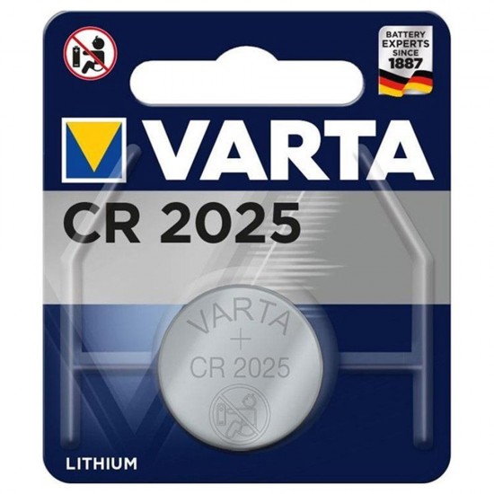 VARTA CR2025 LITHIUM BUTTON COIN CELL BATTERY LONG EXPIRY LASTING POWER QUALITY