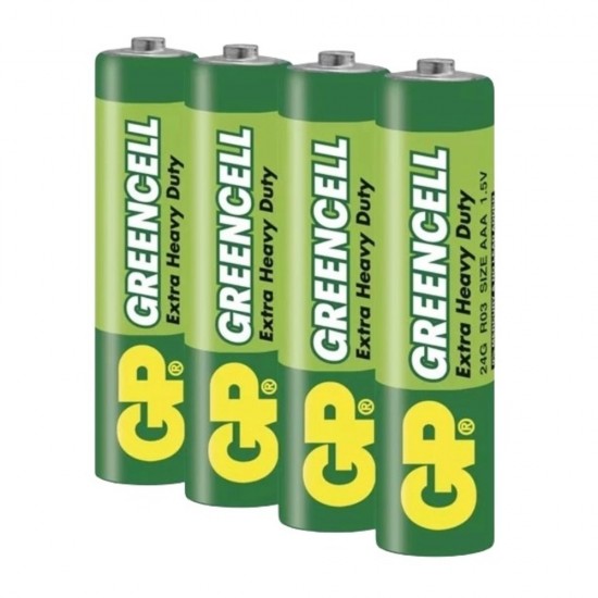 GP Greencell Carbon Zinc AAA / 4 Pack