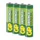 GP Greencell Carbon Zinc AAA / 4 Pack