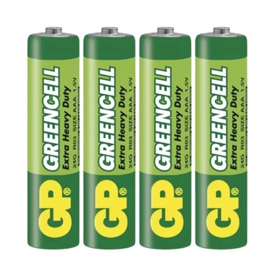 GP Greencell Carbon Zinc AAA / 4 Pack