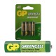 GP Greencell Carbon Zinc AAA / 4 Pack