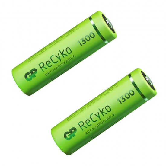 GP Greencell Recyko AA Rechargeable Batteries 1300mAh 4 pack