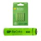 GP Greencell Recyko AAA Rechargeable Batteries 650mAh 4 pack