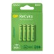 GP Greencell Recyko AAA Rechargeable Batteries 650mAh 4 pack