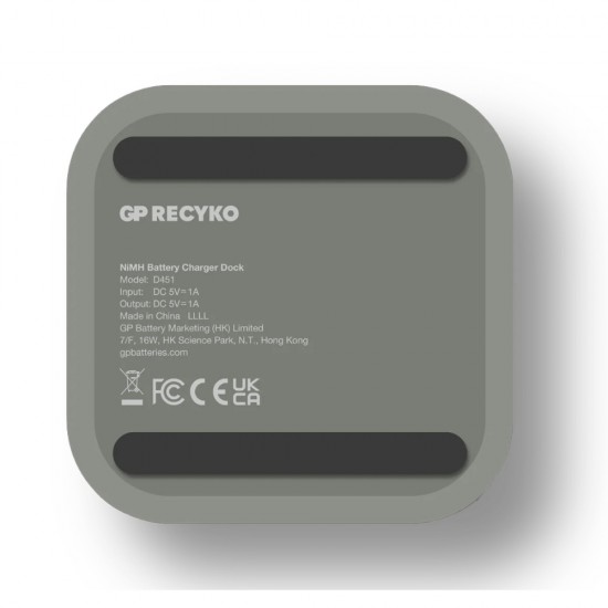 GP Recyko M452 USB Speed Battery Charger 4 x AA Rechargeable D451 Charger Dock from satcity.ie Limerick Ireland GP Recyko M452 USB Speed Battery Charger 4 x AA Rechargeable D451 Charger Dock