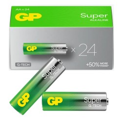 GP Super Alkaline AA Battery 24 Pack