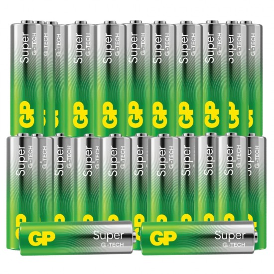 GP Super Alkaline AAA Battery 24 Pack from satcity.ie Limerick Ireland GP Super Alkaline AAA Battery 24 Pack