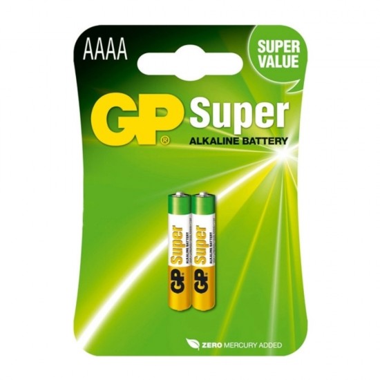 GP Super Alkaline AAAA Battery 2 Pack from satcity.ie Limerick Ireland GP Super Alkaline AAAA Battery 2 Pack