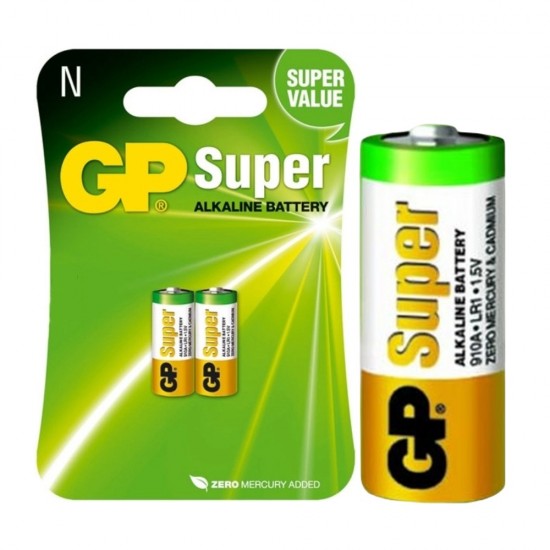 GP Super Alkaline N Battery 2 Pack from satcity.ie Limerick Ireland GP Super Alkaline N Battery 2 Pack