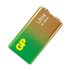 GP Ultra Alkaline 9V Battery Single Pack
