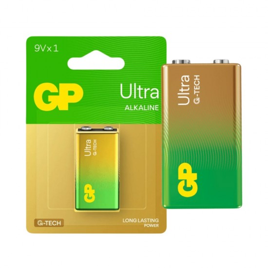 GP Ultra Alkaline 9V Battery Single Pack from satcity.ie Limerick Ireland GP Ultra Alkaline 9V Battery Single Pack