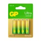 GP Ultra Alkaline AA Batteriy 4 Pack