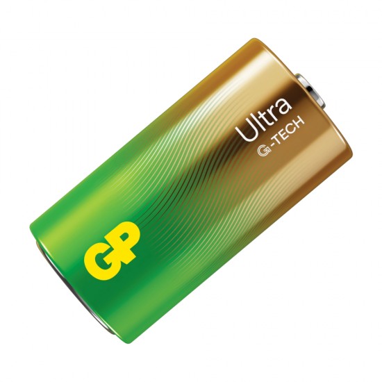GP Ultra Alkaline C Battery 2 Pack