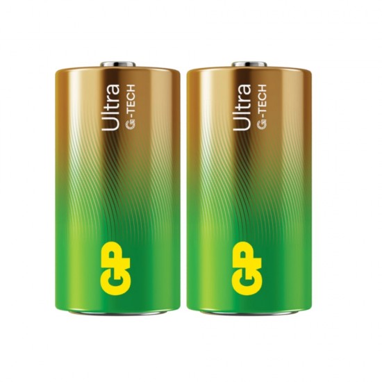 GP Ultra Alkaline C Battery 2 Pack
