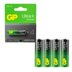 GP Ultra Plus Alkaline AA 4 Pack