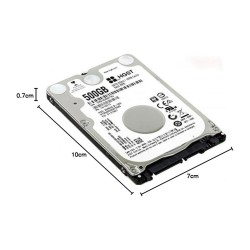  500GB Hitachi (HGST) 2.5 Inch 5400rpm SATA3 (6Gbps) 16MB Cache Hard Drive 7mm