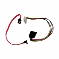 MOLEX TO SATA POWER ADAPTOR CABLE 4 PIN 15 PIN + SATA HDD HARD DRIVE DATA CABLES 