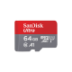 64GB SANDISK ULTRA MICRO SD UHS-I MEMORY CARD A1 CLASS 10 SDHC SDXC Adapter