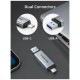 Cabletime USB-A & USB-C USB3.0 SD & MicroSD Card Reader