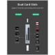 Cabletime USB-A & USB-C USB3.0 SD & MicroSD Card Reader