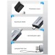 Cabletime USB-A & USB-C USB3.0 SD & MicroSD Card Reader
