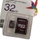 32GB ADATA TURBO MICROSDHC UHS-1 CL10 MEMORY CARD W/ SD ADAPTER Ultra High Speed