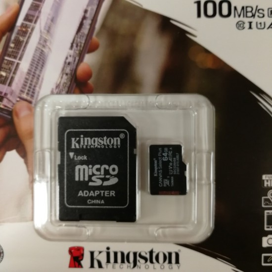 Kingston 64GB MicroSD Memory Card Class 10 select plus