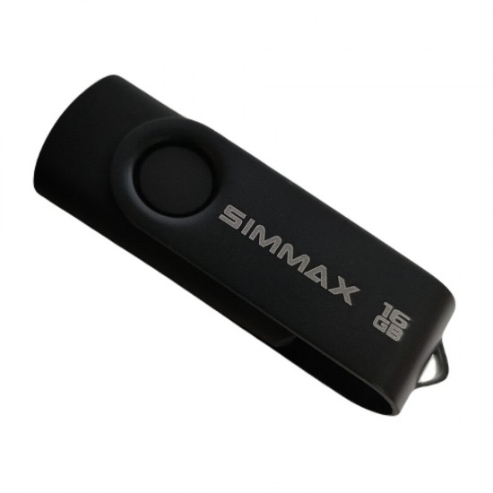 SIMMAX 16GB USB Flash Drives Memory Stick Swivel Design USB 2.0 Flash Thumb Zip from Satcity.ie Ireland Limerick SIMMAX 16GB USB Flash Drives Memory Stick Swivel Design USB 2.0 Flash Thumb Zip