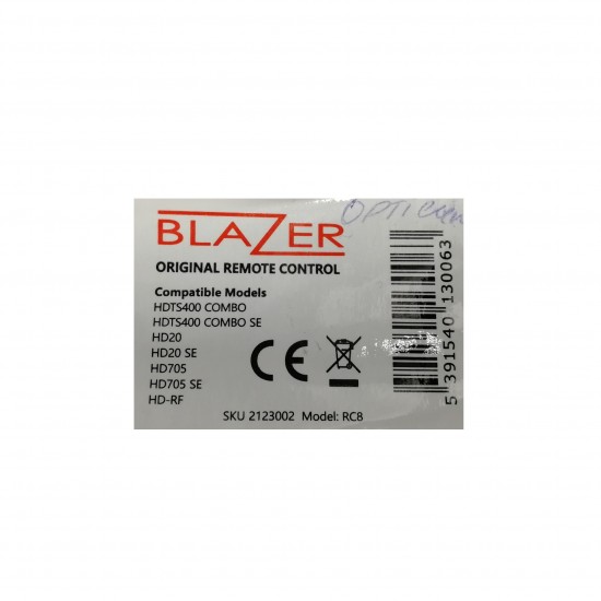 BLAZER HD-RF REMOTE CONTROL UNIVERSAL ORIGINAL 
