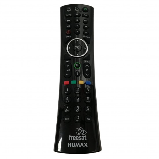 REMOTE CONTROL FOR HUMAX FOXSAT HDR RELOADED RECEIVER REPLACEMENT SMART TV LED