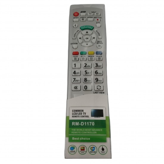 PANASONIC TV RM-D1170 REMOTE CONTROL REPLACEMENT UNIVERSAL SMART TV LED