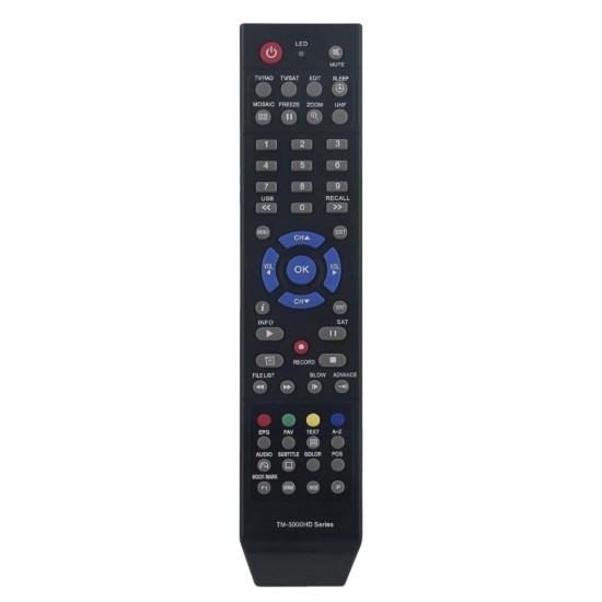 NEW TECHNOMATE TM-5000HD SERIES REMOTE CONTROL FOR TV TM-5402HD M3 CI SUPER+ from satcity.ie Limerick Ireland