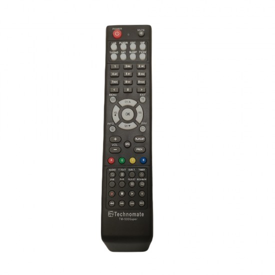 NEW TECHNOMATE TM-5000HD SERIES REMOTE CONTROL FOR TV TM-5402HD M3 CI SUPER+ from satcity.ie Limerick Ireland