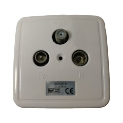 TV RADIO AERIAL SATELLITE FACE WALL PLATE BOX COAXIAL SOCKET SURFACE MOUNTED TV RADIO AERIAL SATELLITE FACE WALL PLATE BOX COAXIAL SOCKET SURFACE MOUNTED