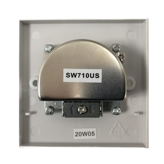 WALL PLATE TV/SAT DIPLEXED WHITE MODULE TYPE  FACE WALL PLATE SOCKET SCREENED