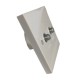 Twin F-Type Wall Plate (Screened) SW735