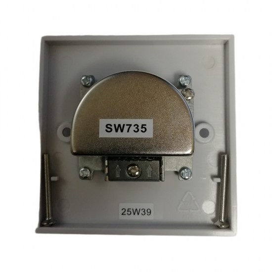 Twin F-Type Wall Plate (Screened) SW735