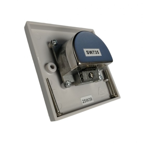 Twin F-Type Wall Plate (Screened) SW735
