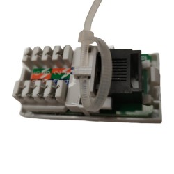 CAT6 INSERTS MODULE WALL PLATE SYSTEM WHITE DATA CAT6 FOR WALL PLATE SYSTEM