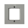STANDARD DOUBLE MODULE WNITE BRUSH FACEPLATE CABLE WALL PLATE FITS SINGLE GANG STANDARD DOUBLE MODULE WNITE BRUSH FACEPLATE CABLE WALL PLATE FITS SINGLE GANG