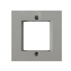 STANDARD DOUBLE MODULE WNITE BRUSH FACEPLATE CABLE WALL PLATE FITS SINGLE GANG STANDARD DOUBLE MODULE WNITE BRUSH FACEPLATE CABLE WALL PLATE FITS SINGLE GANG