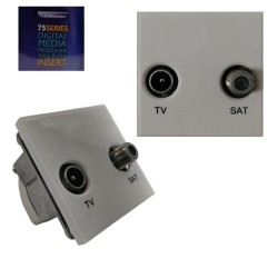 TV SATELLITE MODULE WALL PLATE OUTLETS AERIAL EQUIPMENT COAXIAL SOCKET FACEPLATE TV SATELLITE MODULE WALL PLATE OUTLETS AERIAL EQUIPMENT COAXIAL SOCKET FACEPLATE