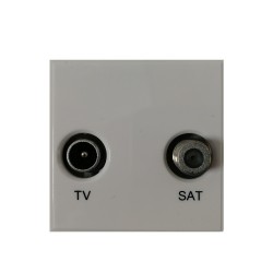 TV SATELLITE MODULE WALL PLATE OUTLETS AERIAL EQUIPMENT COAXIAL SOCKET FACEPLATE TV SATELLITE MODULE WALL PLATE OUTLETS AERIAL EQUIPMENT COAXIAL SOCKET FACEPLATE
